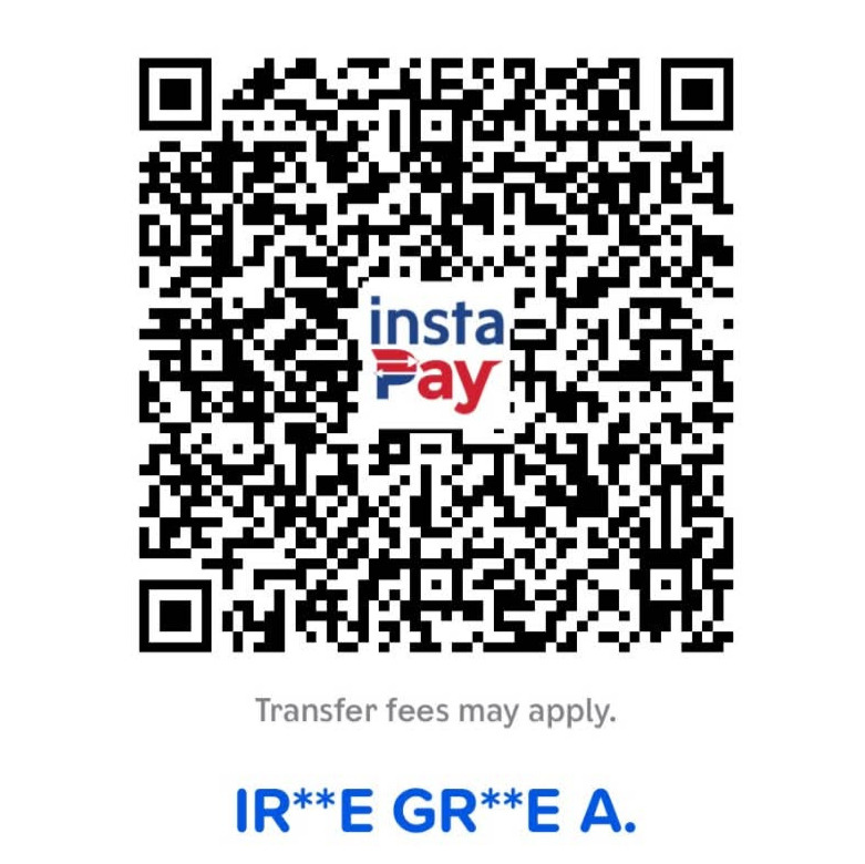 GCash QR code for Irene Grace A.